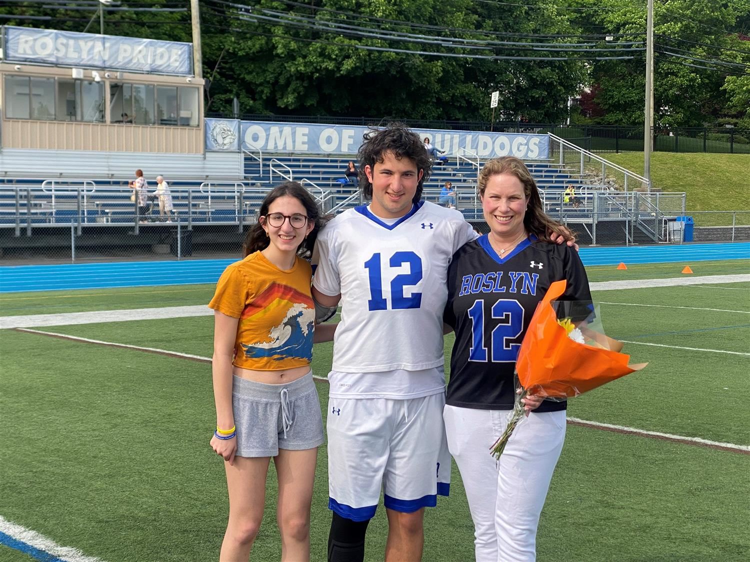 Senior Athlete and Family